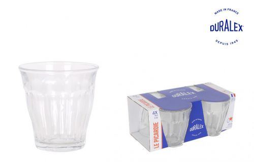 Set 4 Copos Transparente 90cc Picardie