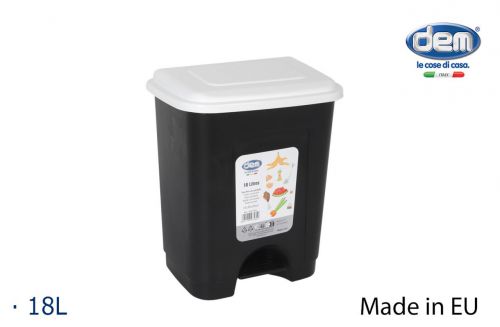 Balde Com Pedal 18l Ecoponto Tampa Branca