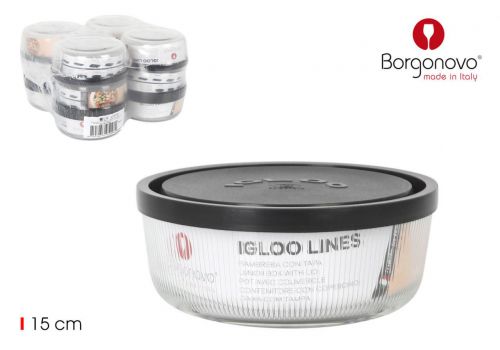 Lancheira Vermelha 15cm Com Tampa Igloo Lines