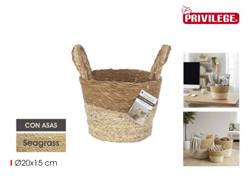 Cesto De Arrumacao Em Seagrass Privilege