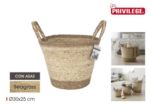 Cesto De Arrumacao Em Seagrass Privilege