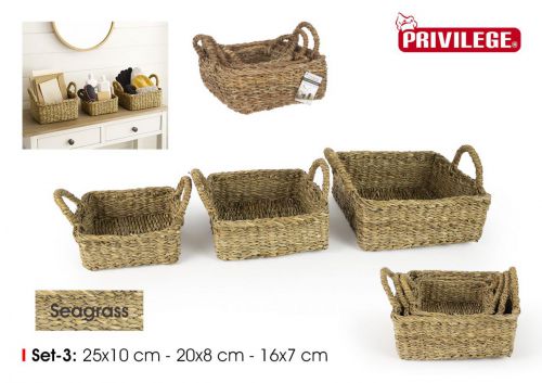 Cesto Em Seagrass Privilege