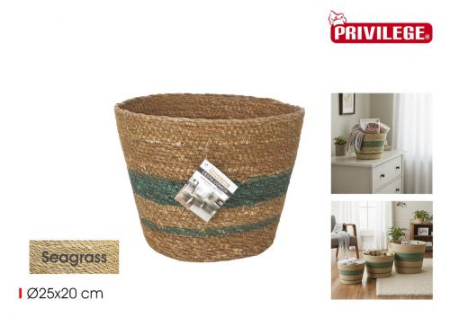 Cesto De Arrumacao Em Seagrass Privilege