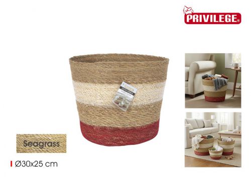 Cesto De Arrumacao Em Seagrass Privilege