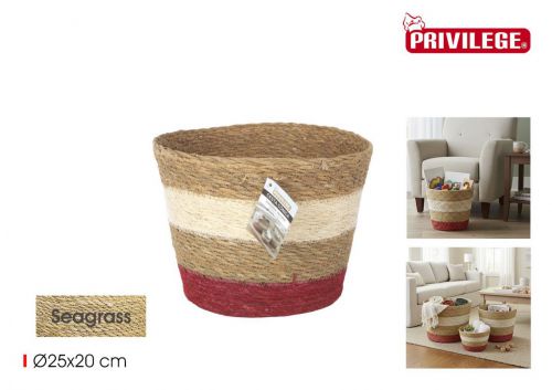 Cesto De Arrumacao Em Seagrass Privilege