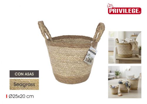 Cesto De Arrumacao Em Seagrass Privilege
