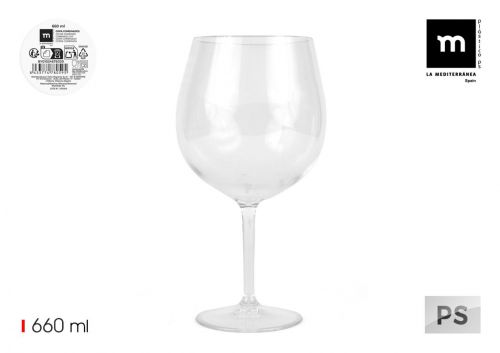 Copo Para Bebidas Mistas 660ml Ps La Mediterranea
