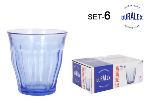 Conjunto 6 Copos 25cl Marinho Picardie