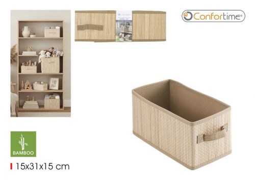 Cestos De Arrumaçao Em Bambu Confortime