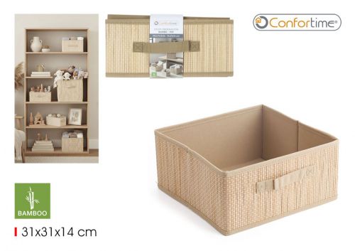 Cestos De Arrumaçao Em Bambu Confortime