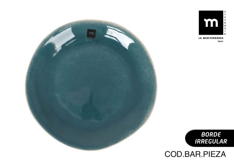 Plato 27.2x3cm Ocean Blue Md