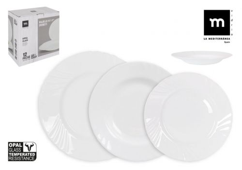 Conjunto De Jantar Everett Md 12 Peças Vermelh