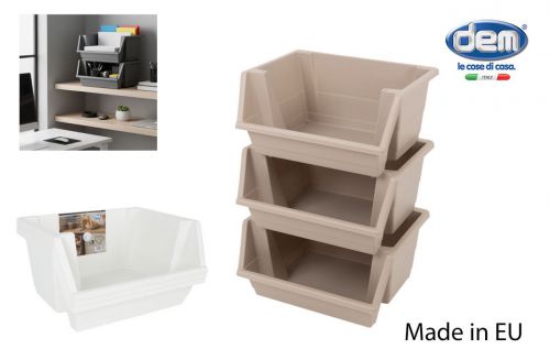 Conjunto De 3 Cestos Empilh-Veis ??para Pedidos