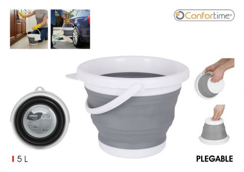 Balde De Plastico Dobravel Confortime