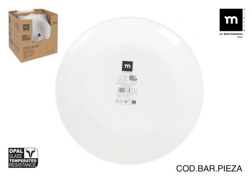 Prato Liso 25cm Opal Coup Basic Md