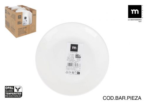 Prato De Sobremesa 18cm Opal Coup Basic Md
