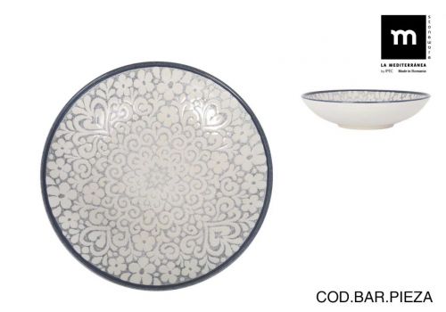 Prato Fundo 21cm Azurill Monaco Gloss