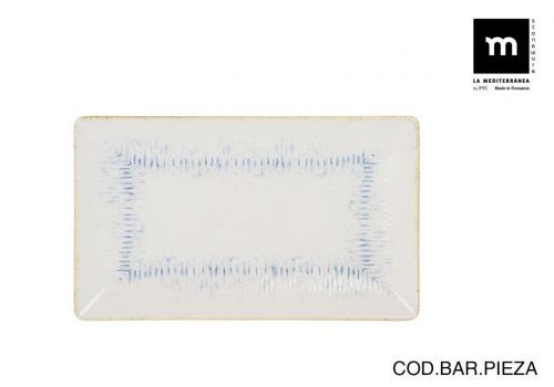 Travessa Retangular 25x15cm Nebulosa Mate