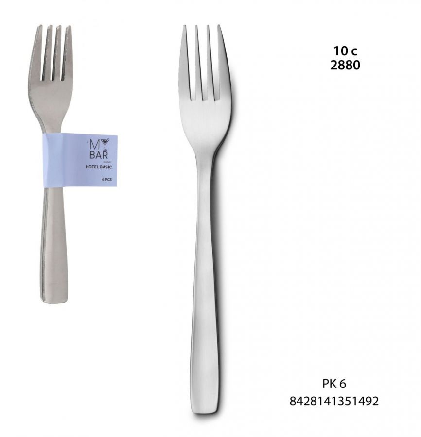 1048mbset6 Lunch Forks Hotel Basic 18/0