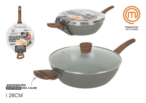 Sarten 28cm Con Tapa Sage