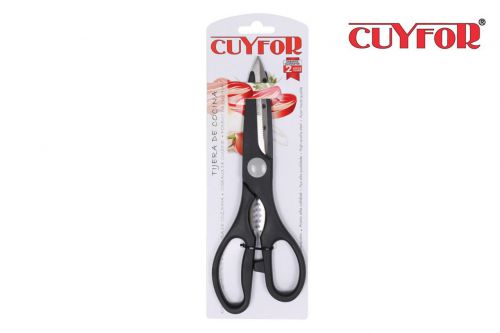 Tesoura De Cozinha Cuyfor 21cm Eco Ponto Branco