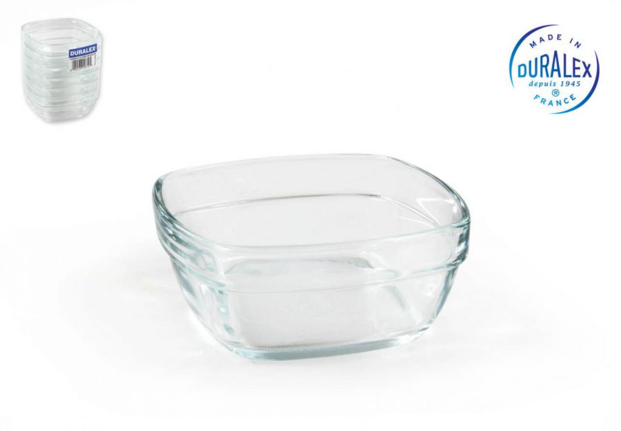 Bacia Empilhavel Lys 150cc Squar Clara 9x9x4cm