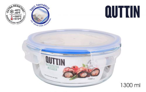 Lancheira Red. C/Cop Herm 20.5 Cm Quttin