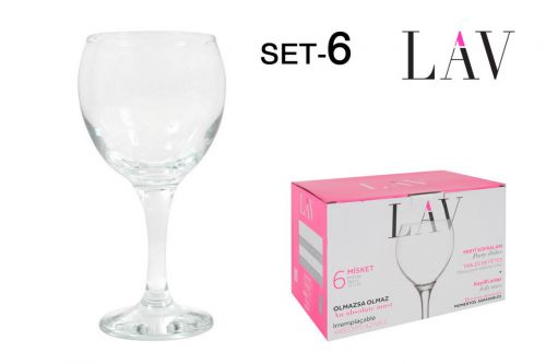 Mis560fsx Set 6 Copo De Vinho 360cc G