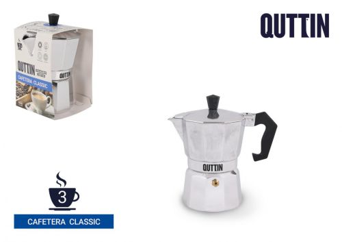 24 Cafeteira 3 Tacas Classic Quttin