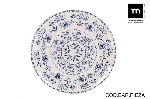 Prato Plate 26cm Blur Monaco Brilho