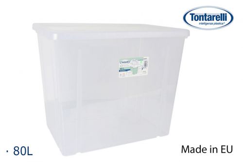 Caixa De Armazenamento W /Tampa 80l Lin