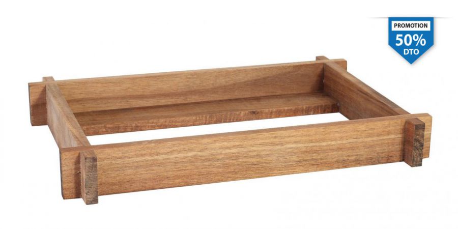 50 0018 Soporte Acacia Gn1/4 26.5x16.2x4cm