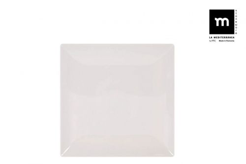 > Marfim Brilhante Jantar Placa 26.5cm El