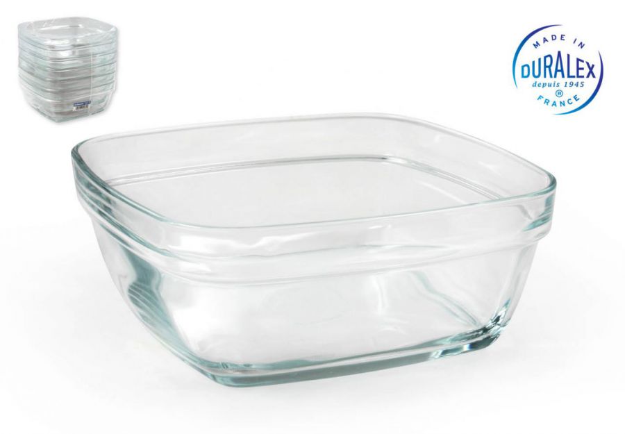 Stackab Saladbowl 40 1 / 60c Lys Tranp.s 17x17x7cm