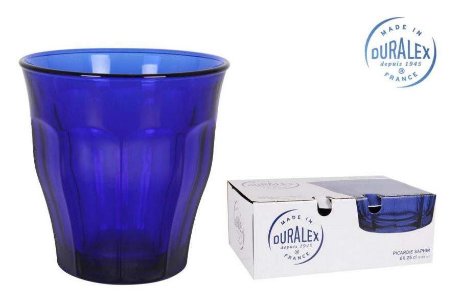 Set 6 Copos 25cl Saphir Picardie