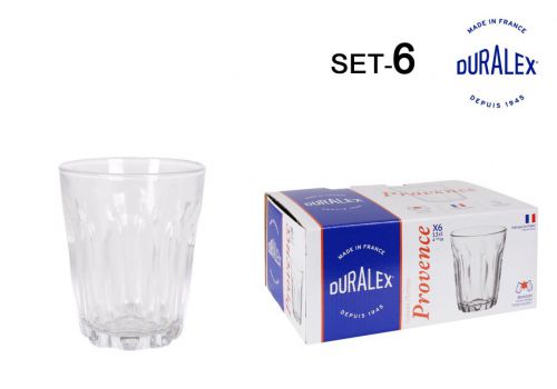 Set 6 Copos Transp. 13cl Provence