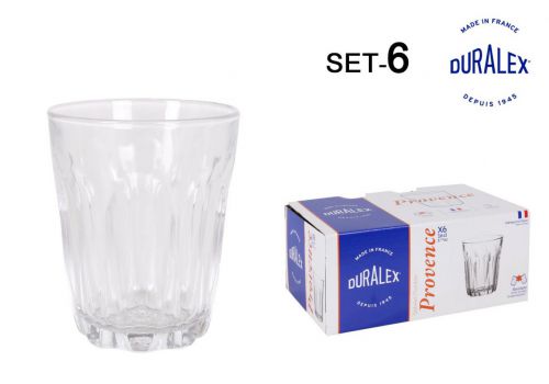 Set 6 Copos Transp. 16cl Provence