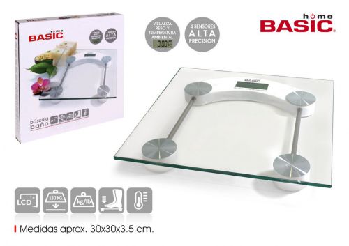 Balança Banho Digital 150kg Basic Home