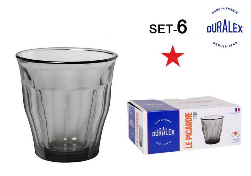 Set 6 Copo Cinzento Grigio 25cl Picardi