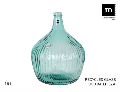 Garrafao Vidrio Ornamentaçao 16 L. Apple