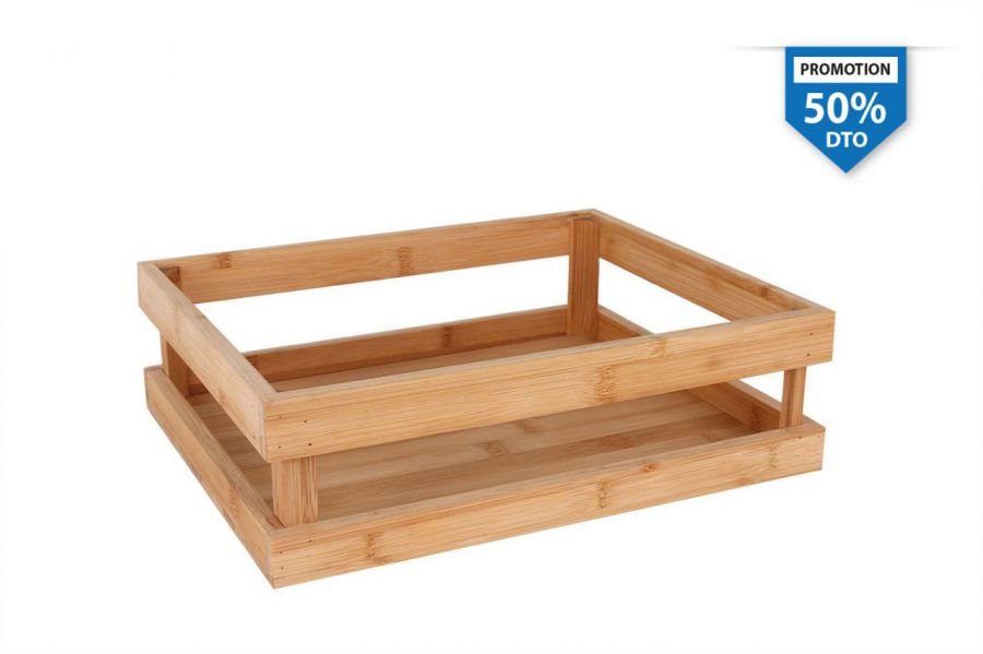 50 Bandeja Bambu 32.5x26.5x1