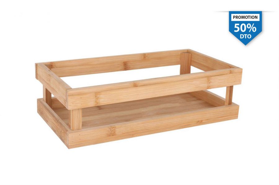 50 Bandeja Bambu 32.5x17.6x10c