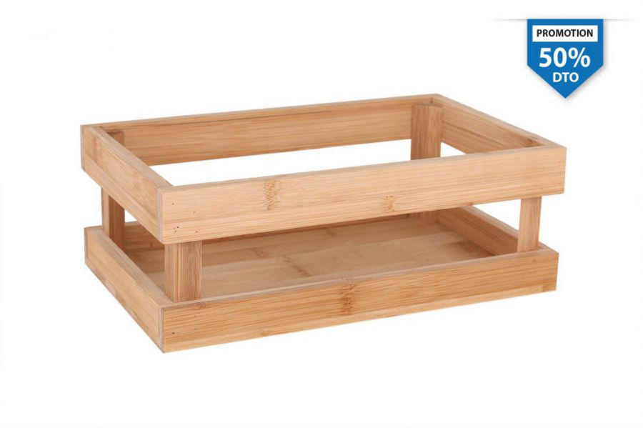 50 Bandeja Bambu 26.5x16.2x10cm