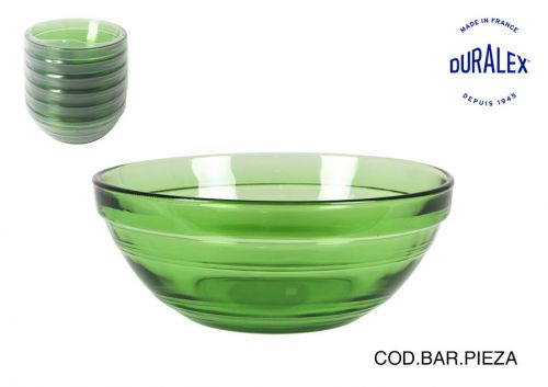 Sp Bol 14x5.5cm/500cc Apilable Verde Lys