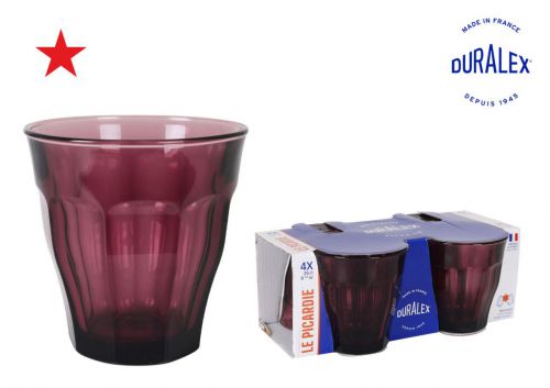 Y Set 4 Vasos 25cl Morado/Cranberry Picar