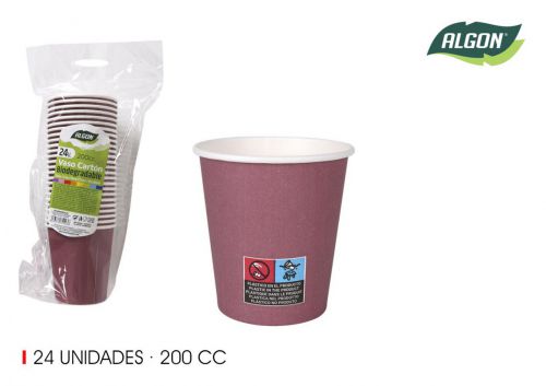 Set24 Copo De Cart+o Borgonha 200cc Alg